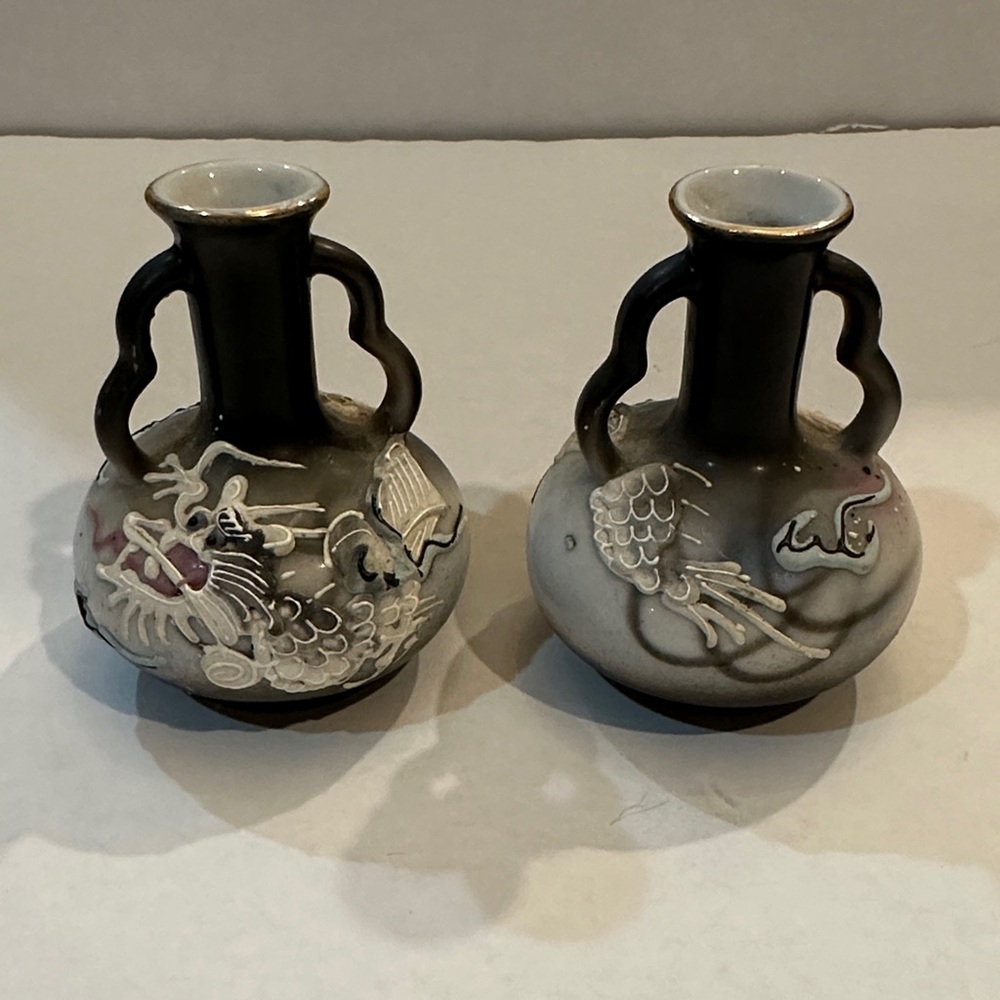 Vintage Dragon Ware Vases